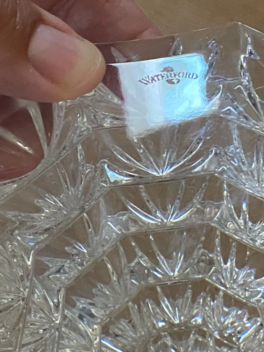 Waterford Crystal Clear Faceted Holiday Tree